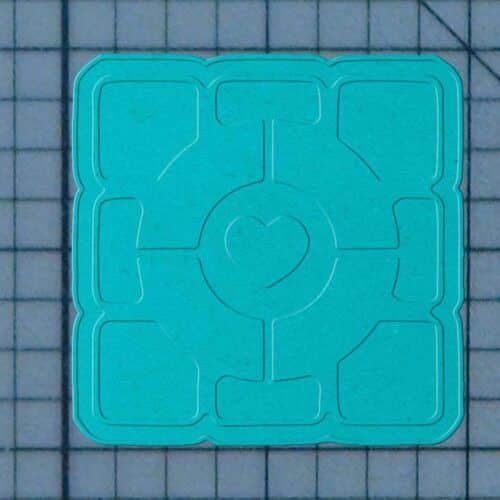 Portal - Companion Cube 227-380 Cookie Cutter and Stamp