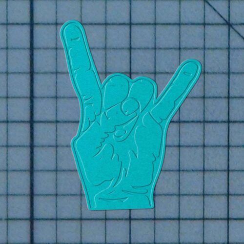 Rock N' Roll 227-280 Cookie Cutter and Stamp