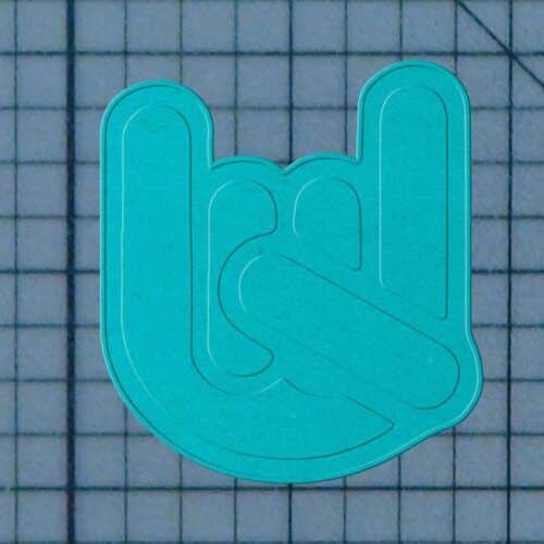 Rock n' Roll 227-288 Cookie Cutter and Stamp