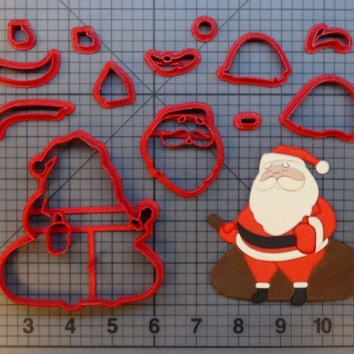 Santa 266-A386 Cookie Cutter Set