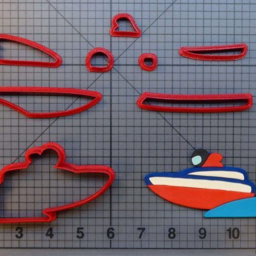 Speedboat 266-A377 Cookie Cutter Set