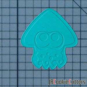 Splatoon - Squid 227-370 Cookie Cutter and Stamp