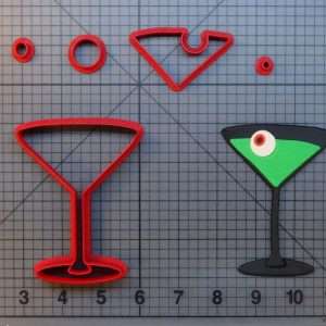 Spooky Martini 266-A453 Cookie Cutter Set