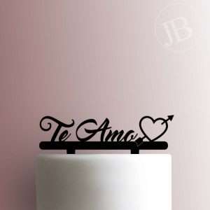 Te Amo - I Love You 225-336 Cake Topper Cake Topper﻿