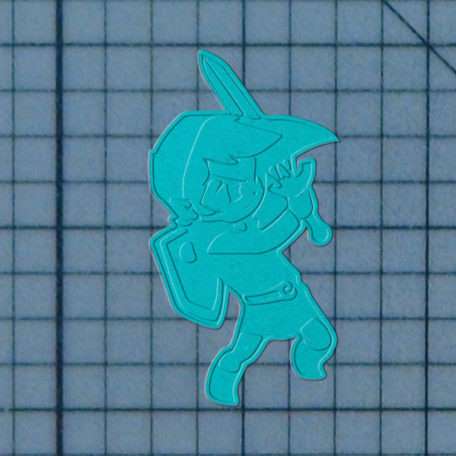 The Legend of Zelda - Link 277-298 Cookie Cutter and Stamp