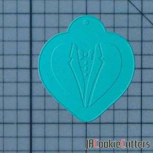 Tuxedo Heart 227-287 Cookie Cutter and Stamp