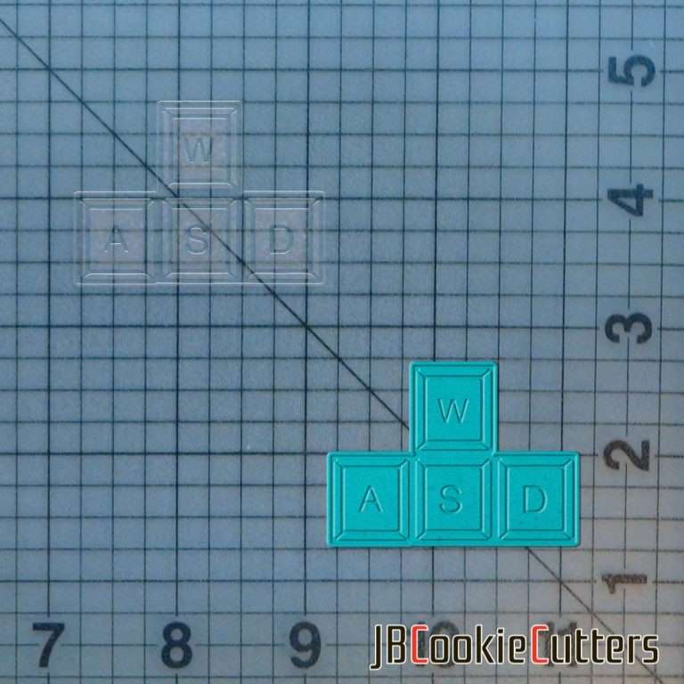 WASD Keys 227-424 Cookie Cutter and Stamp