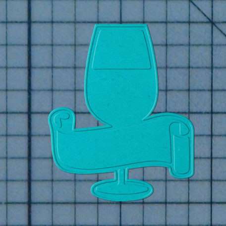 Wine Banner 227-430 Cookie Cutter and Stamp
