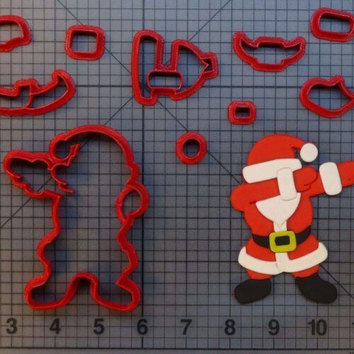 Dabbing Santa 266-A503 Cookie Cutter Set