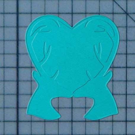 Deer Heart 227-550 Cookie Cutter and Stamp