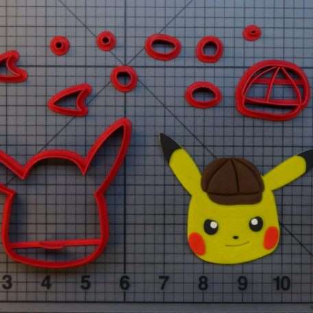 Detective Pikachu 266-A545 Cookie Cutter Set