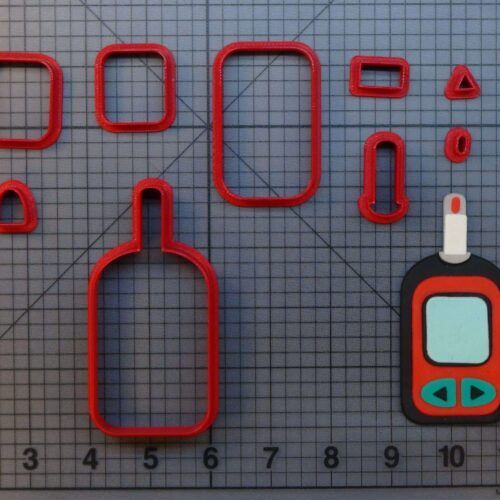 Diabetes 266-A535 Cookie Cutter Set