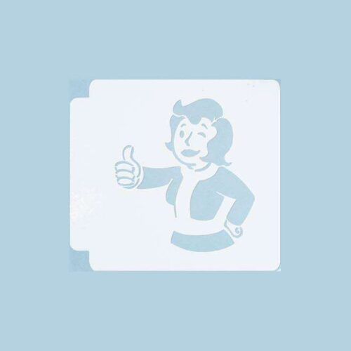 Fallout-Vault Girl 783-A456 Stencil