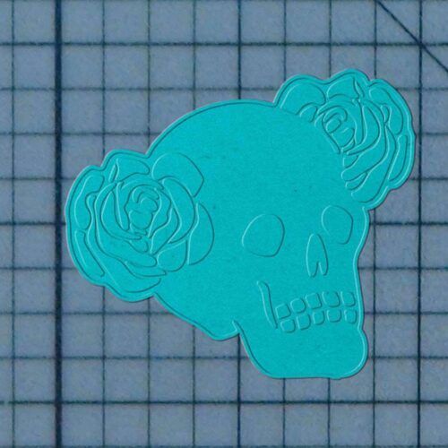 Floral Skull 227-539 Cookie Cutter and Stamp