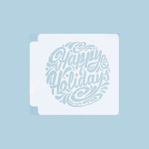 Happy Holidays 783-A263 Stencil