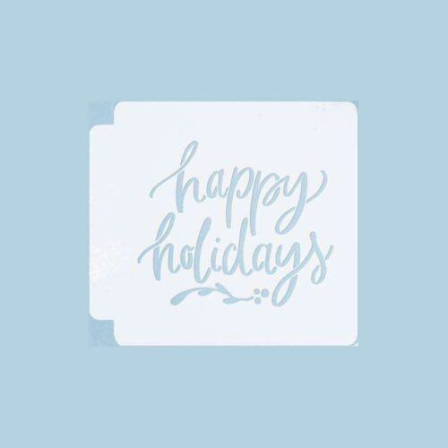 Happy Holidays 783-A264 Stencil