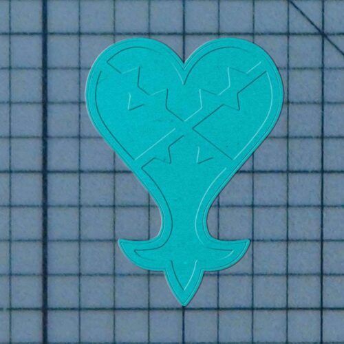 Kingdom Hearts-Heartless Symbol 227-635 Cookie Cutter and Stamp