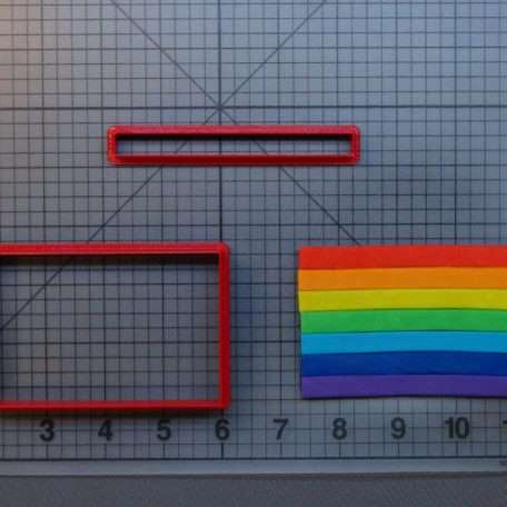 LGBT Flag 266-A563 Cookie Cutter Set