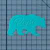 Papa Bear 227-590 Cookie Cutter and Acrylic Stamp
