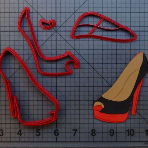 Peep Toe High Heel 266-A533 Cookie Cutter Set