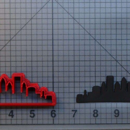 Pittsburgh Skyline 266-A622 Cookie Cutter