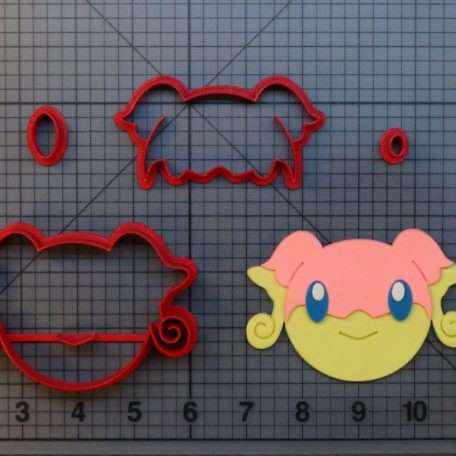 Pokemon - Audino 266-A544 Cookie Cutter Set