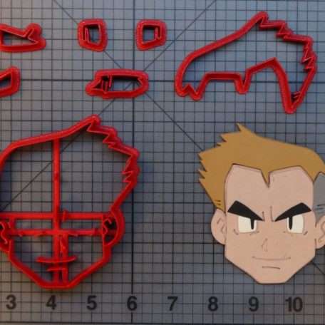 Pokemon - Professor Oak 266-A502 Cookie Cutter Set