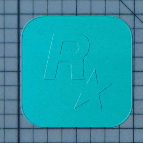 Rockstar Games Logo 227-567 Cookie Cutter and Stamp