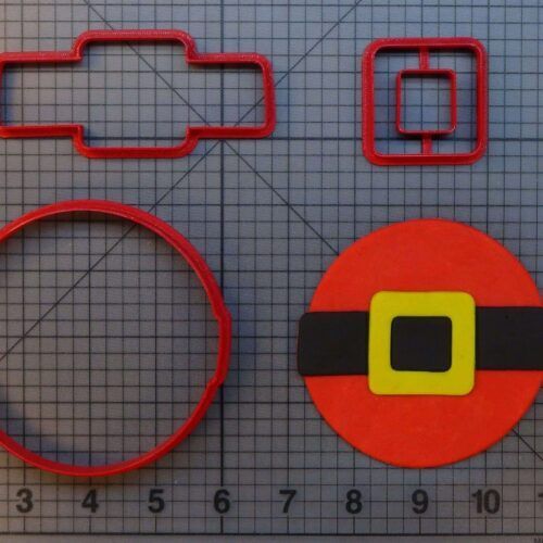 Santa Belt 266-A507 Cookie Cutter Set
