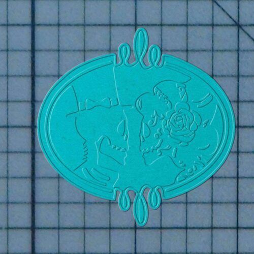 Skeleton Couple 227-542 Cookie Cutter and Stamp