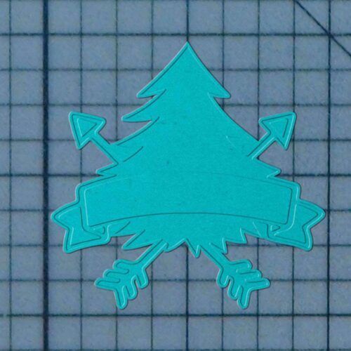 Tree Banner 227-576 Cookie Cutter and Stamp
