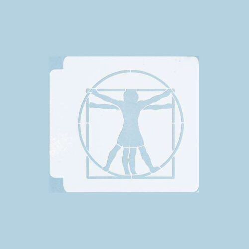 Vitruvian Man 783-036 Stencil