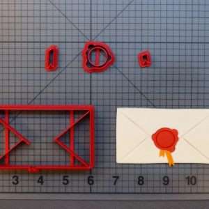 Wax Sealed Envelope 266-A499 Cookie Cutter Set