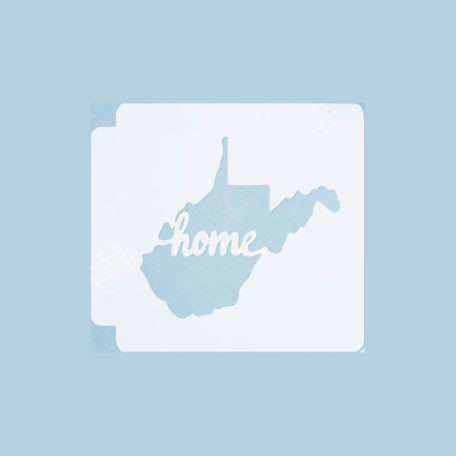 West Virginia Home State 783-A429 Stencil