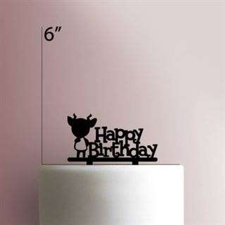 Animal Crossing Happy Birthday Antelope 225-522 Cake Topper