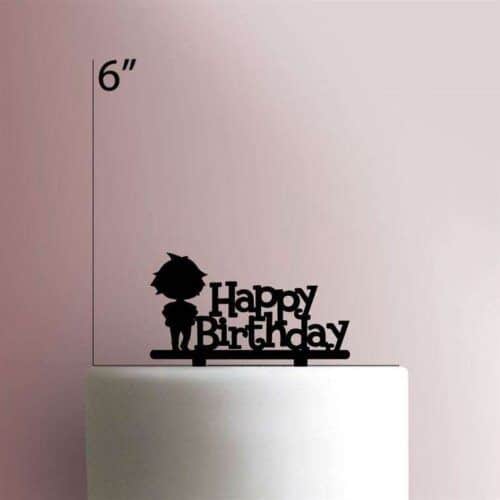 Animal Crossing Happy Birthday Boy 225-527 Cake Topper