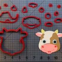 Cow 266-A643 Cookie Cutter Set