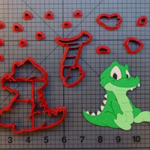 Crocodile 266-A663 Cookie Cutter Set