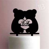 Custom Bear Heart 225-554 Cake Topper