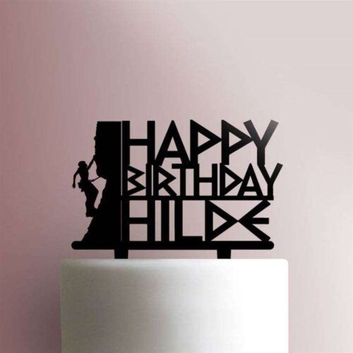 Custom Hiking Happy Birthday 225-599 Cake Topper
