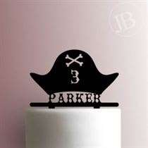 Custom Pirate Hat 225-567 Cake Topper