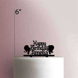 Custom Shimmer and Shine Happy Birthday 225-597 Cake Topper﻿