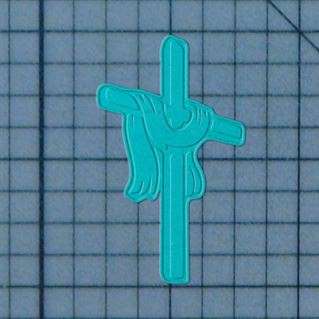 Draped Cross 227-689 Cookie Cutter and Stamp