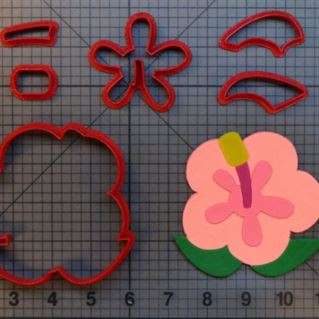 Hibiscus Flower 266-A685 Cookie Cutter Set