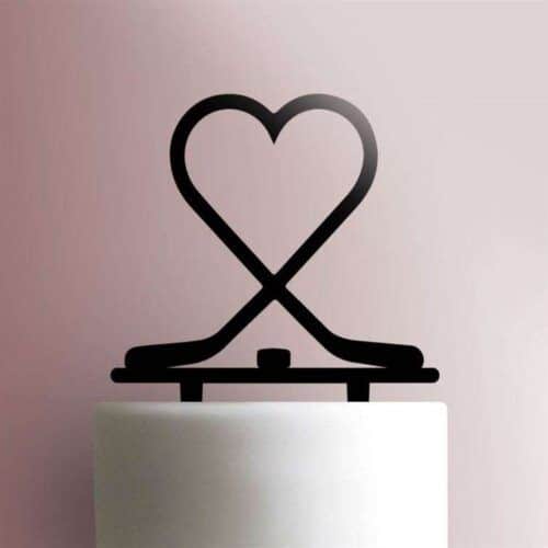 Hockey Heart 225-541 Cake Topper