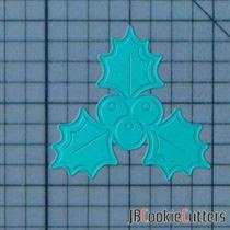 Holly 227-633 Cookie Cutter and Stamp