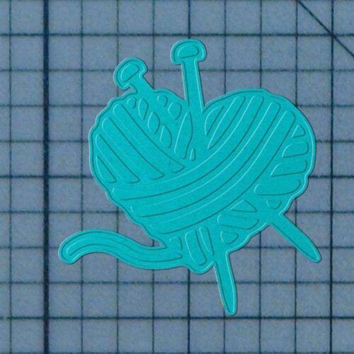 Knitting Heart 227-671 Cookie Cutter and Stamp
