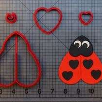 Lady Bug Heart 266-A668 Cookie Cutter Set