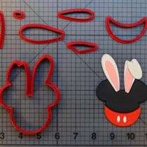 Mickey Mouse Bunny 266-A649 Cookie Cutter Set