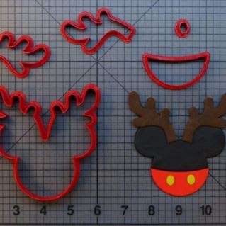 Mickey Mouse Reindeer 266-A611 Cookie Cutter Set